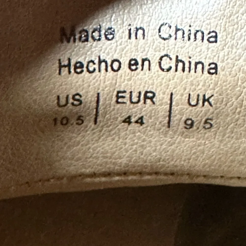 Rye Hawker Rye Mens Brown Suede Stitch Fit Mid Top Lace Up Chukka Boots sz 10.5